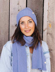Beanie hellblau für Erwachsene