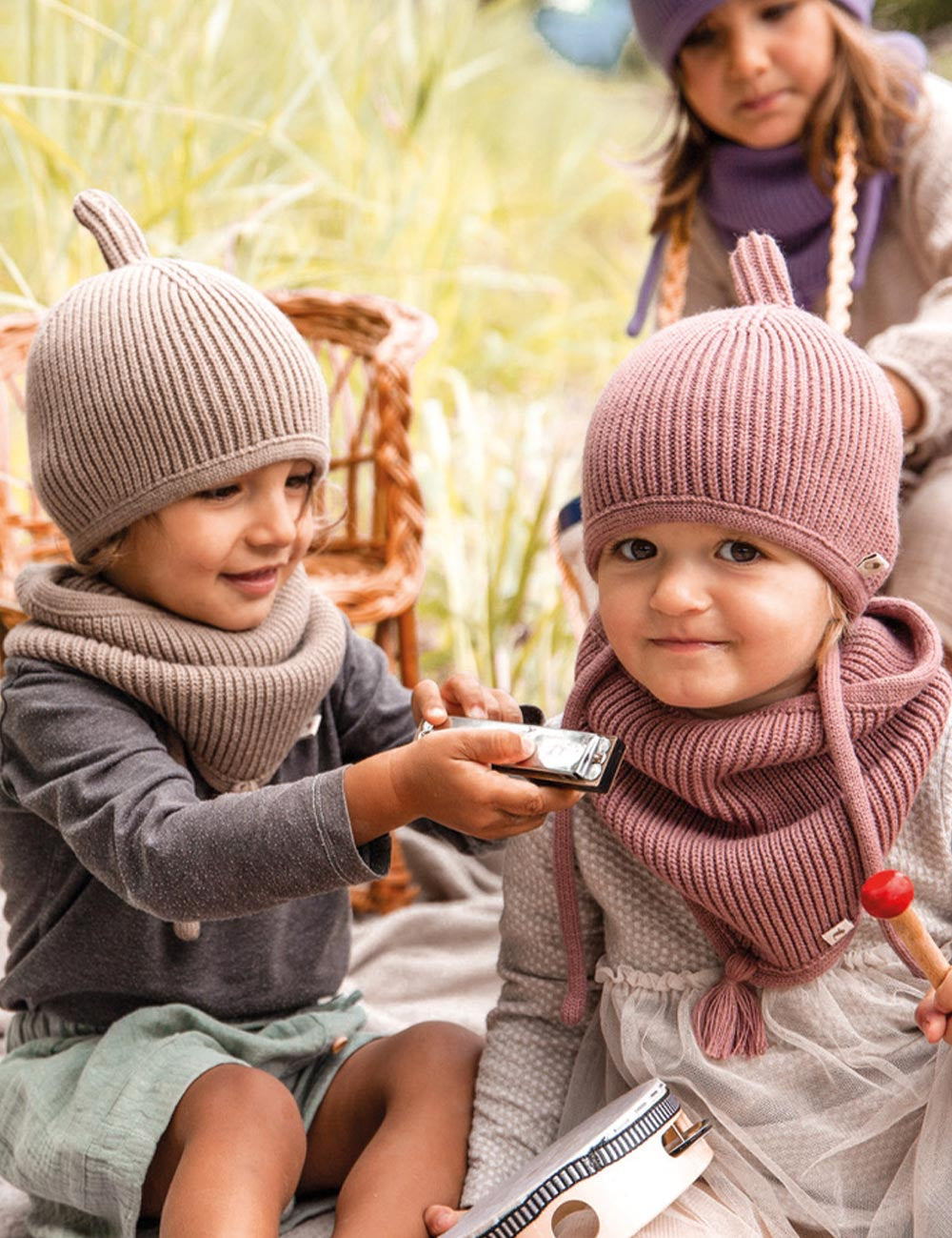 Schlauchschal für Kinder LOOPI rosa