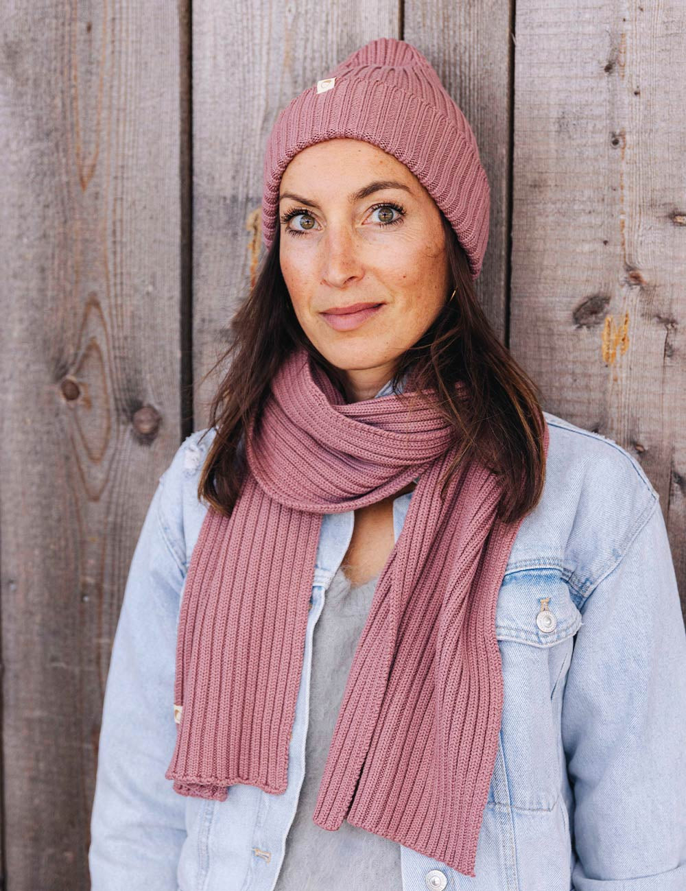 Gorro para niños rosa