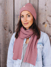 Gorro para niños rosa