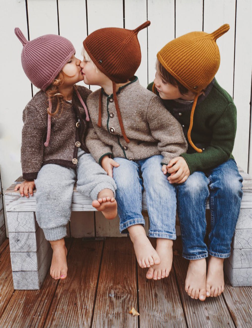 Cappellino per bambini PINNI marrone