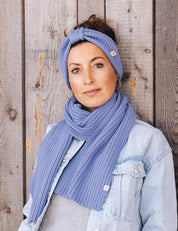 Sjaal SAMI lichtblauw
