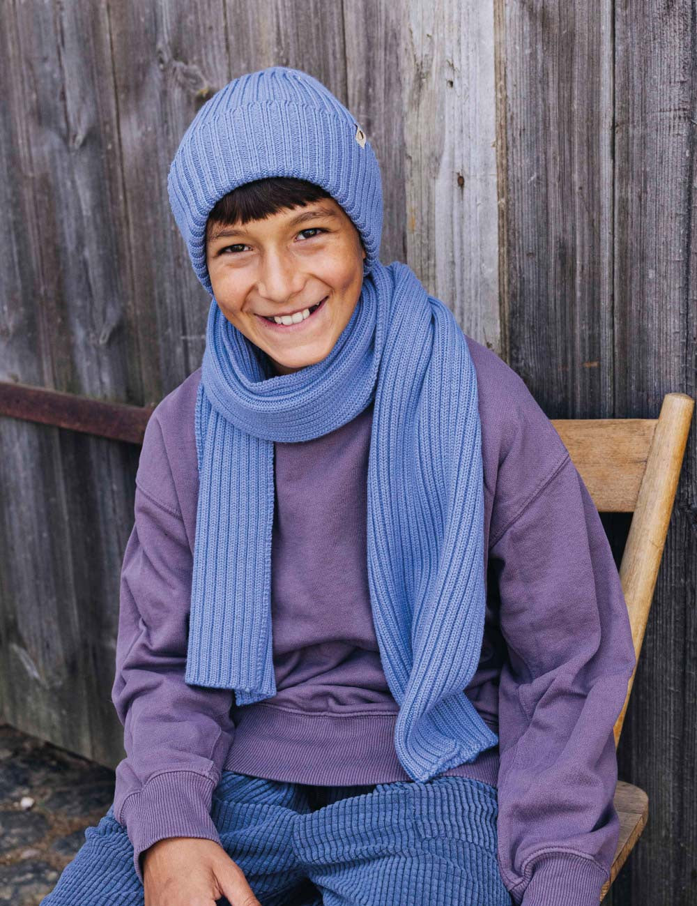 Baby Beanie hellblau