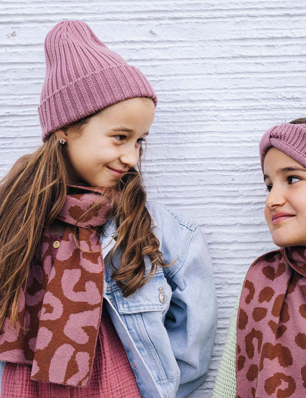 Gorro para niños rosa