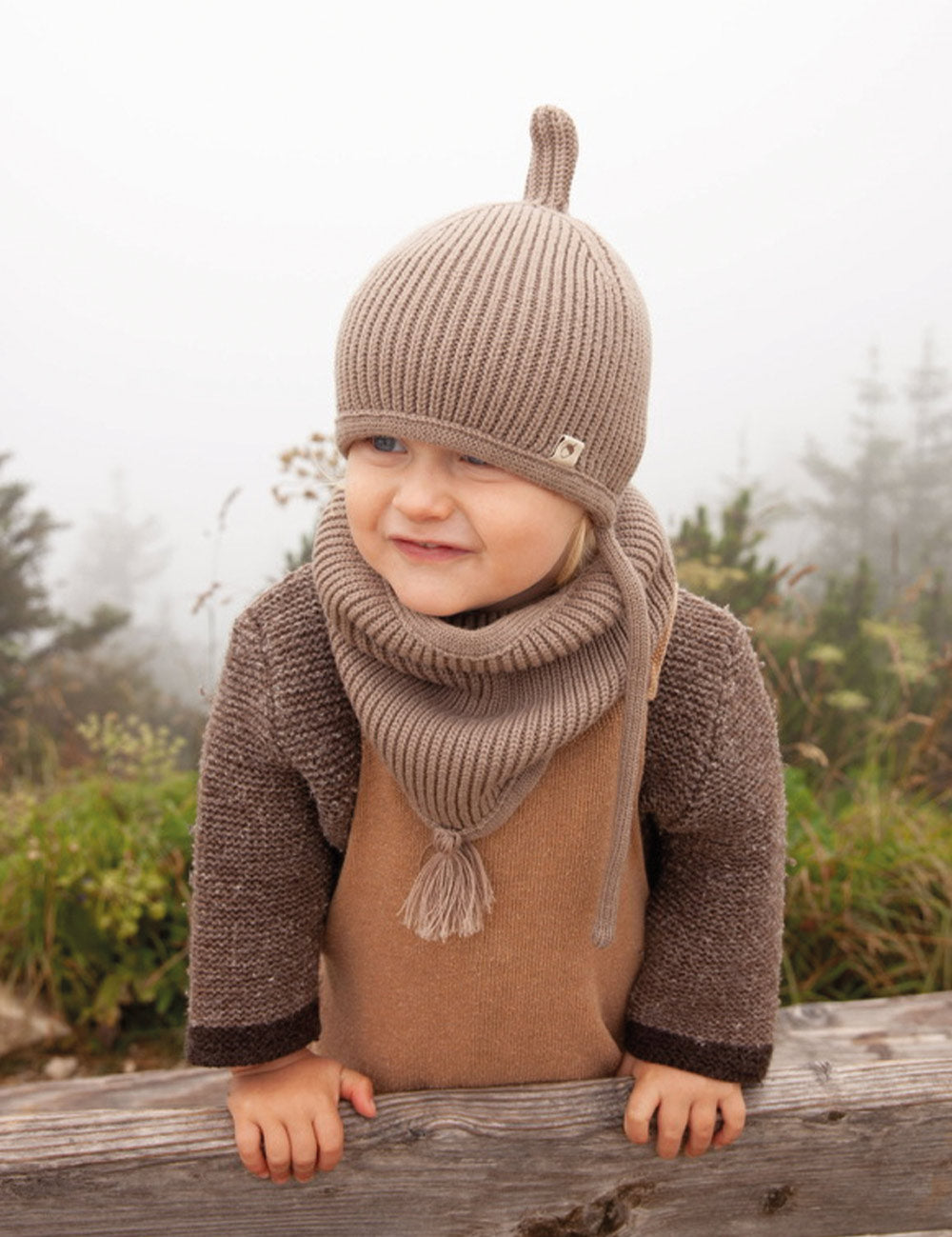 Schlauchschal für Kinder LOOPI beige
