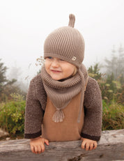 Schlauchschal für Kinder LOOPI beige