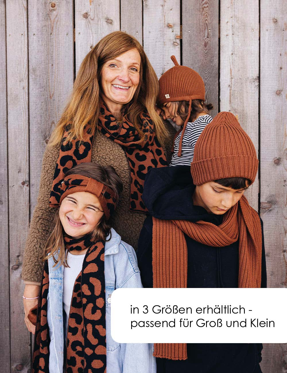 Gorro para niños marrón