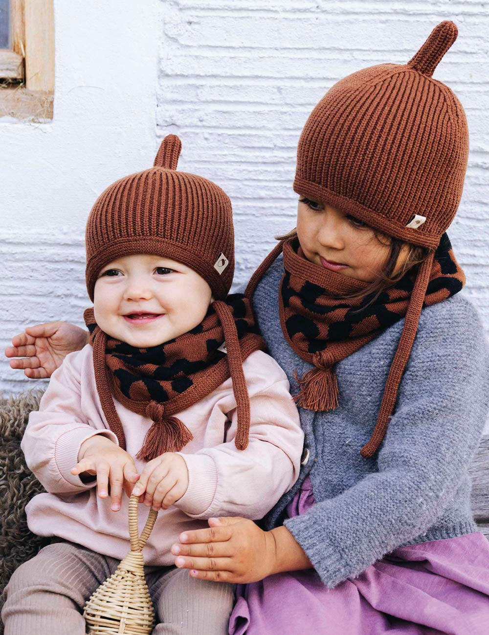 Cappellino per bambini PINNI marrone