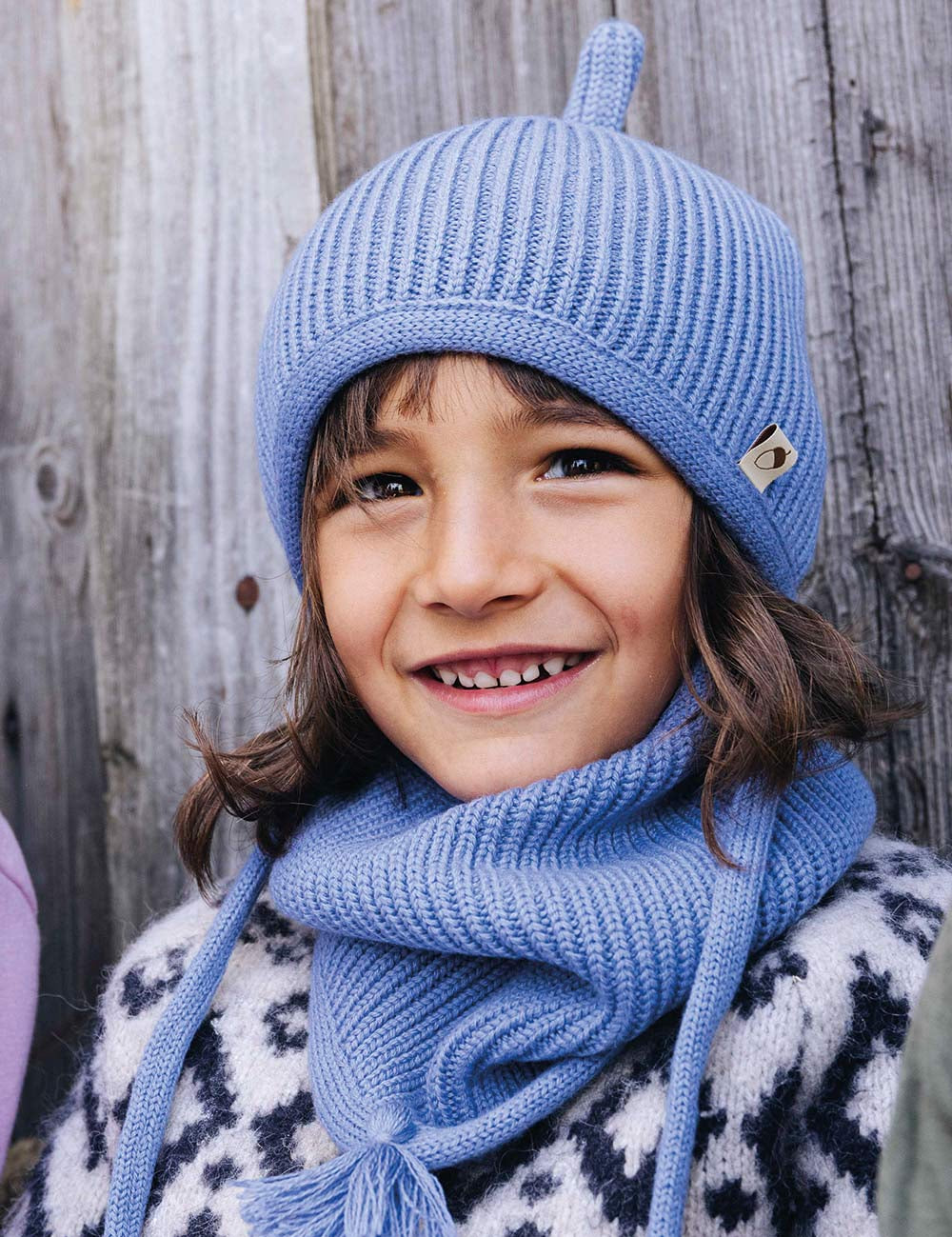 Schlauchschal für Kinder LOOPI hellblau