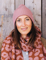 Gorro para niños rosa