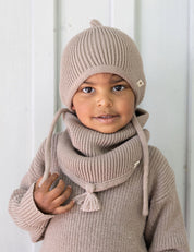 Schlauchschal für Kinder LOOPI beige