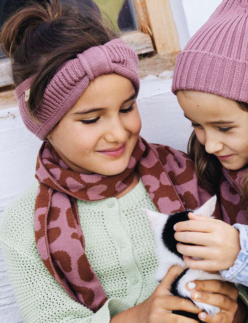 Children's headband ELLA pink