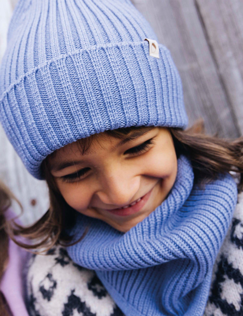 Schlauchschal für Kinder LOOPI hellblau