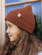 Gorro para niños marrón