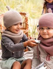 Schlauchschal für Kinder LOOPI beige
