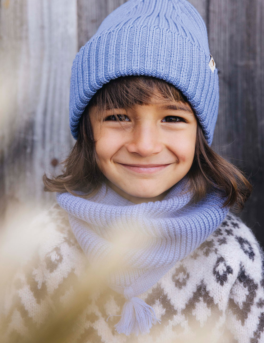 Schlauchschal für Kinder LOOPI hellblau