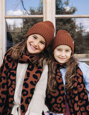 Gorro para niños marrón