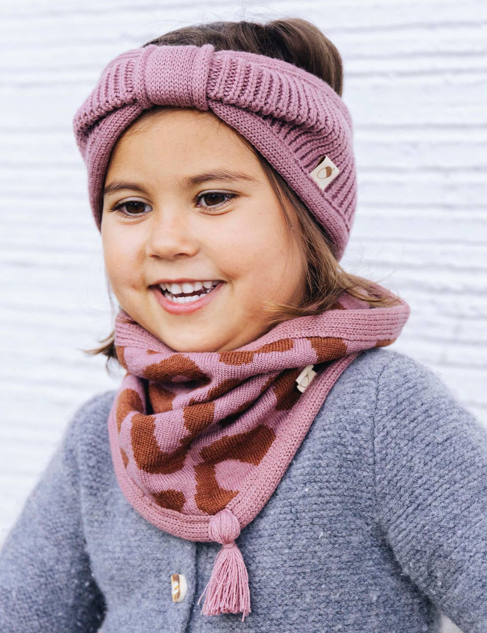 Children's headband ELLA pink