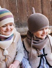 Schlauchschal für Kinder LOOPI beige