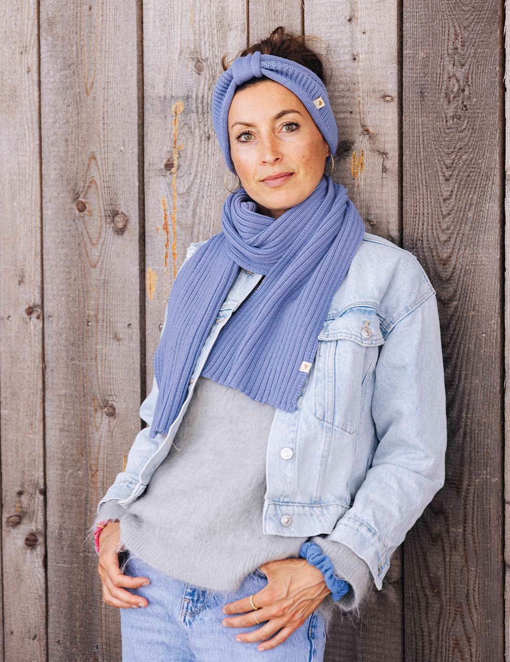 Stirnband ELLA hellblau