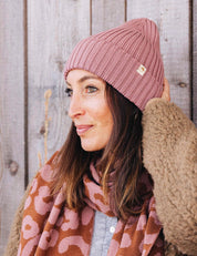 Gorro para niños rosa