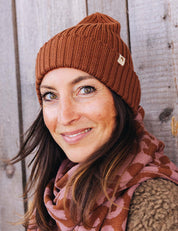 Gorro para niños marrón