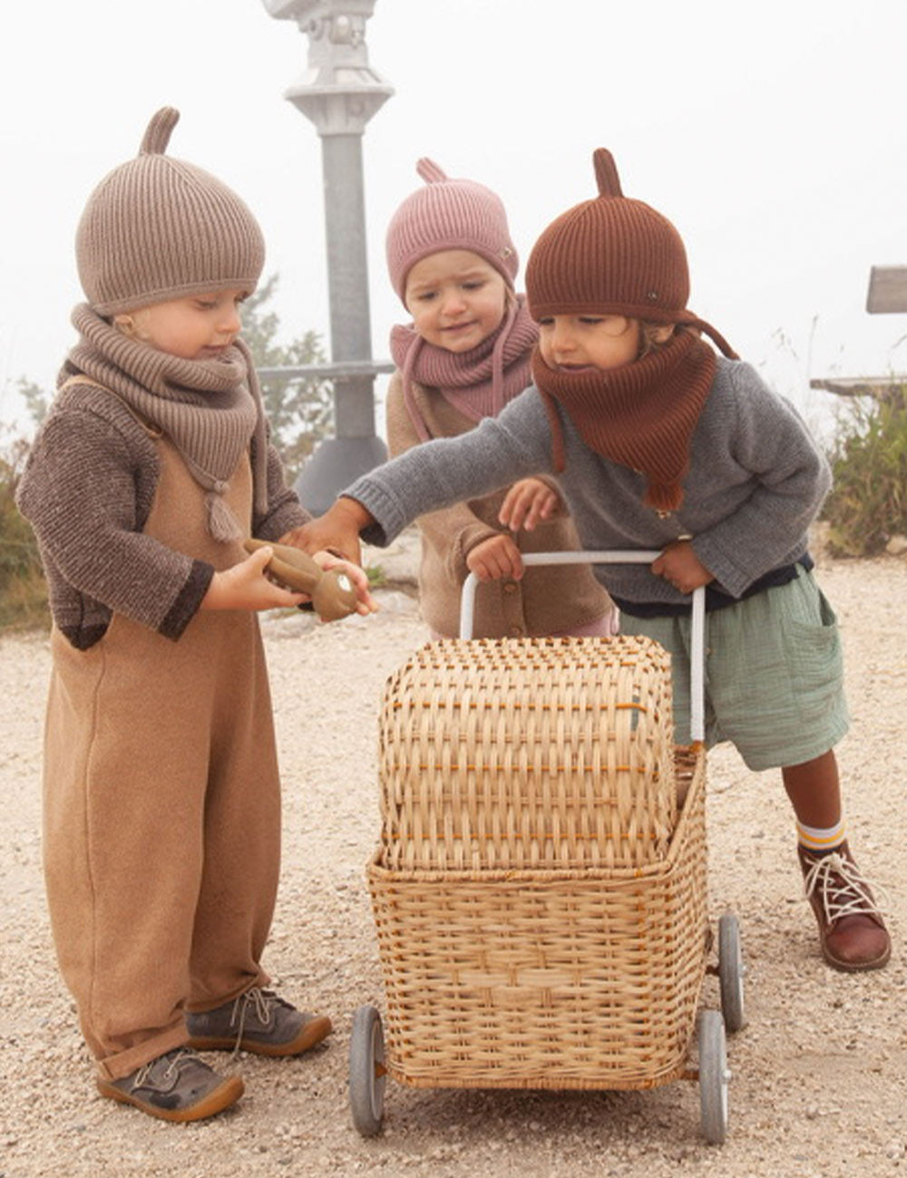 Schlauchschal für Kinder LOOPI beige