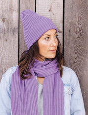 Kinder Beanie lila
