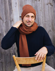 Gorro para niños marrón