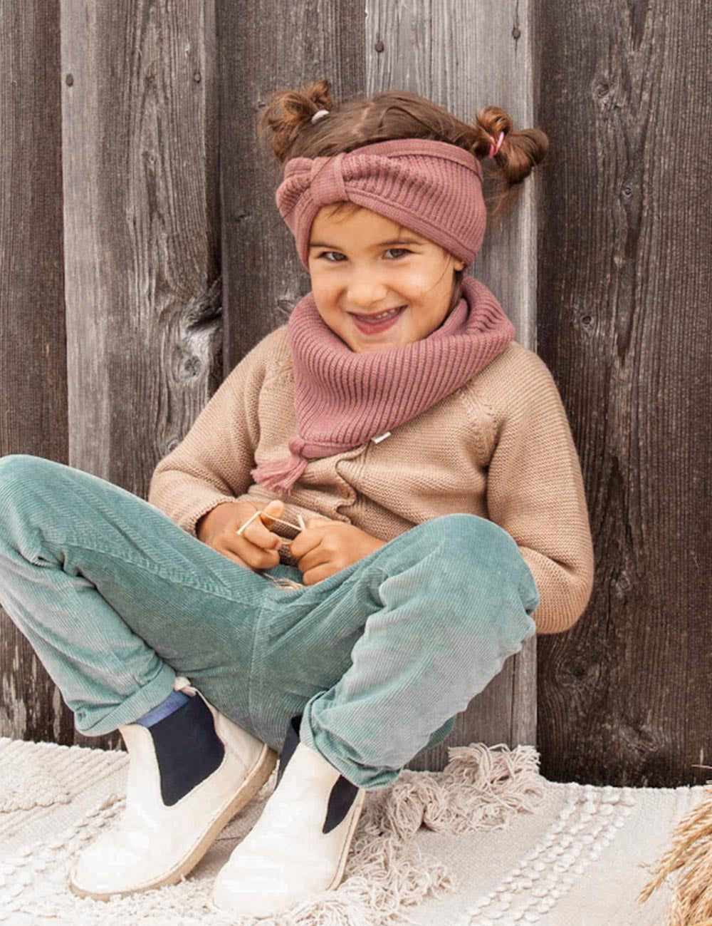 Children's headband ELLA pink
