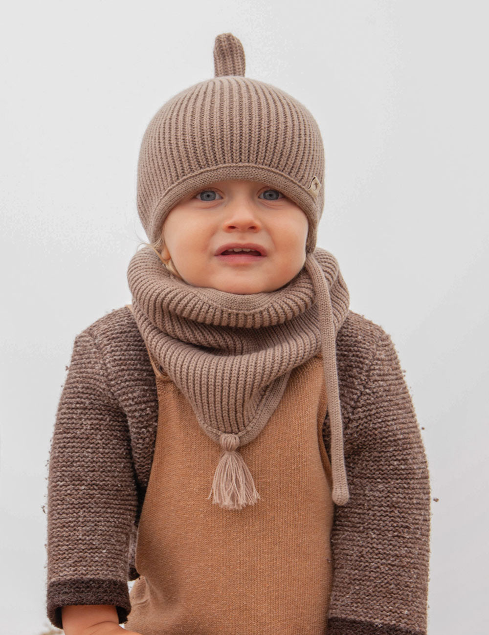 Schlauchschal für Kinder LOOPI beige