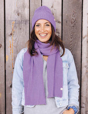 Kinder Beanie lila