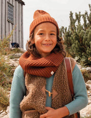 Gorro para niños marrón