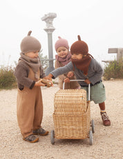 Sciarpa tubolare per bambini LOOPI marrone