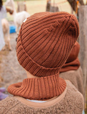 Gorro para niños marrón