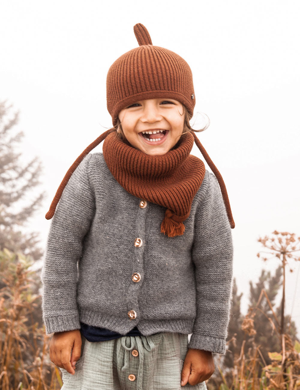 Cappellino per bambini PINNI marrone
