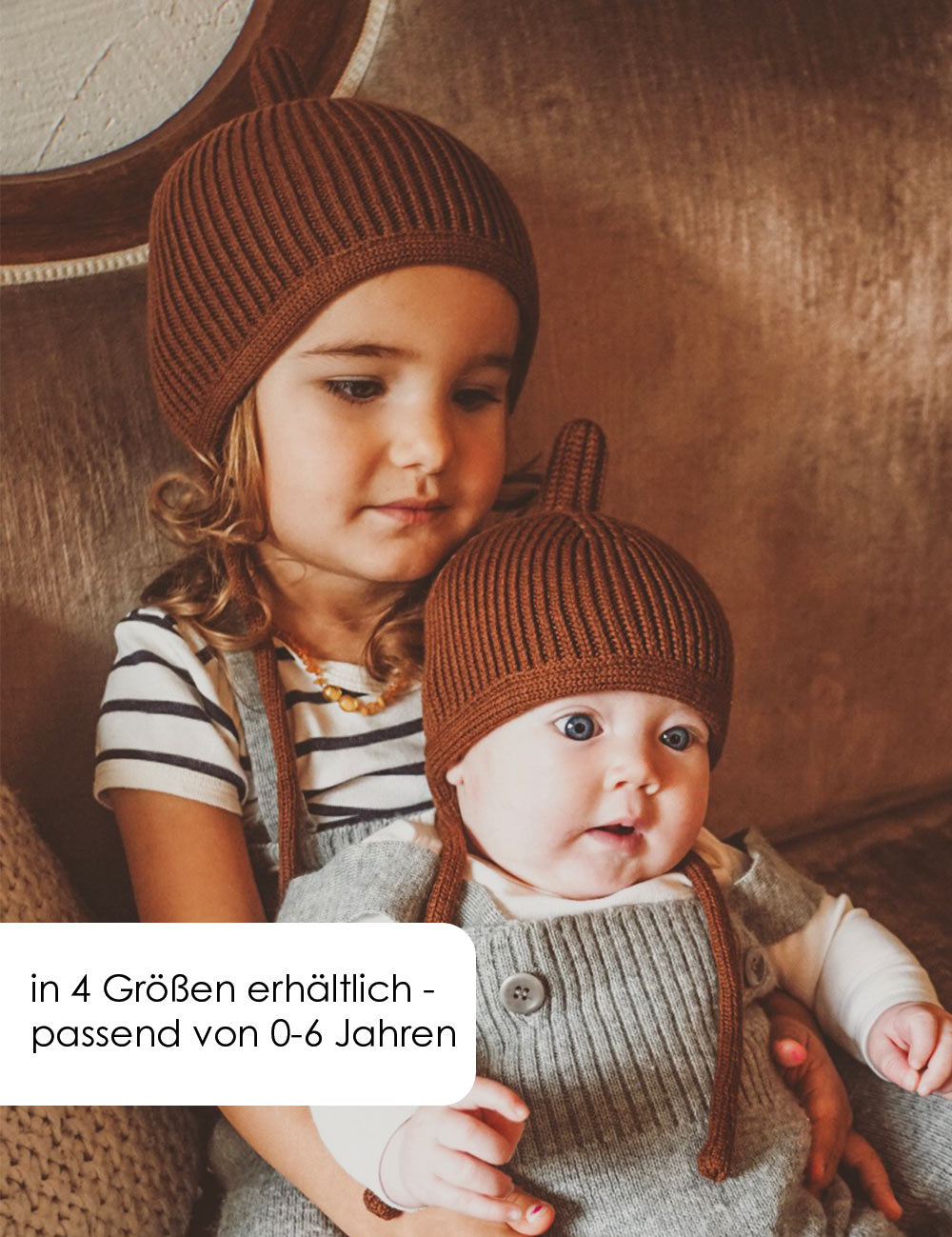 Cappellino per bambini PINNI marrone