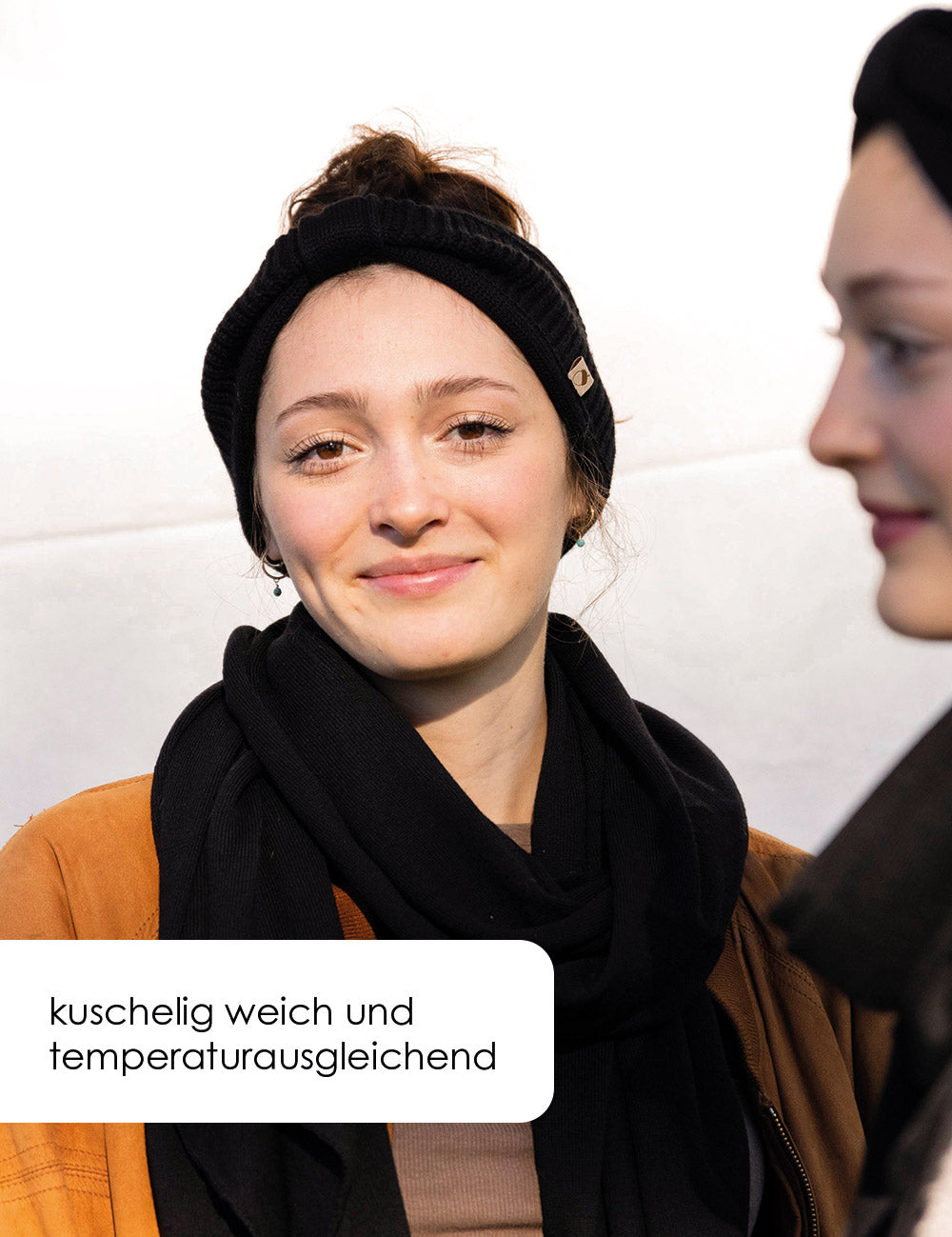 Kinderstirnband ELLA schwarz