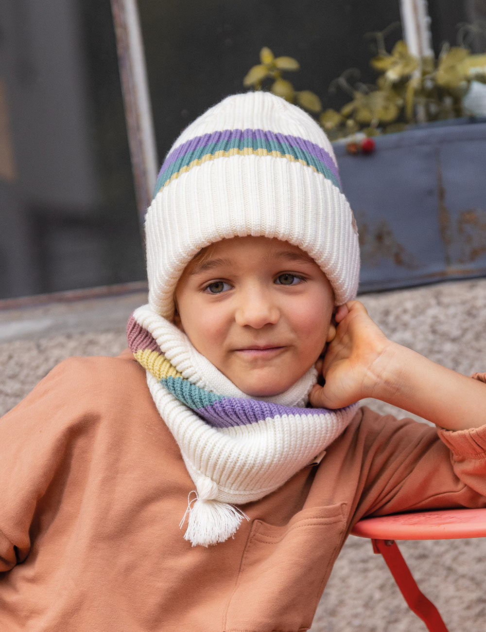Schlauchschal für Kinder LOOPI Regenbogen