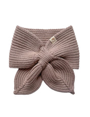 Kinder Schleifenschal beige