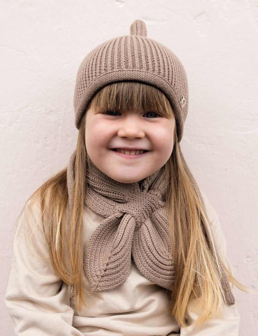 Children's hat PINNI beige