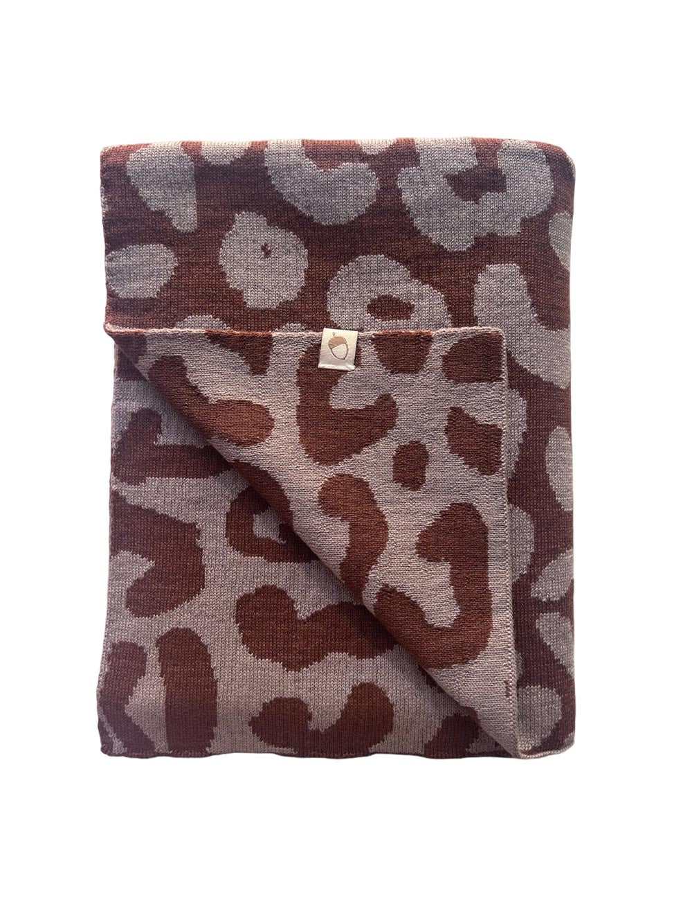 Baby blanket LEO brown / beige