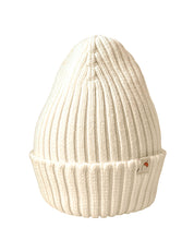 Kinder Beanie cremeweiss