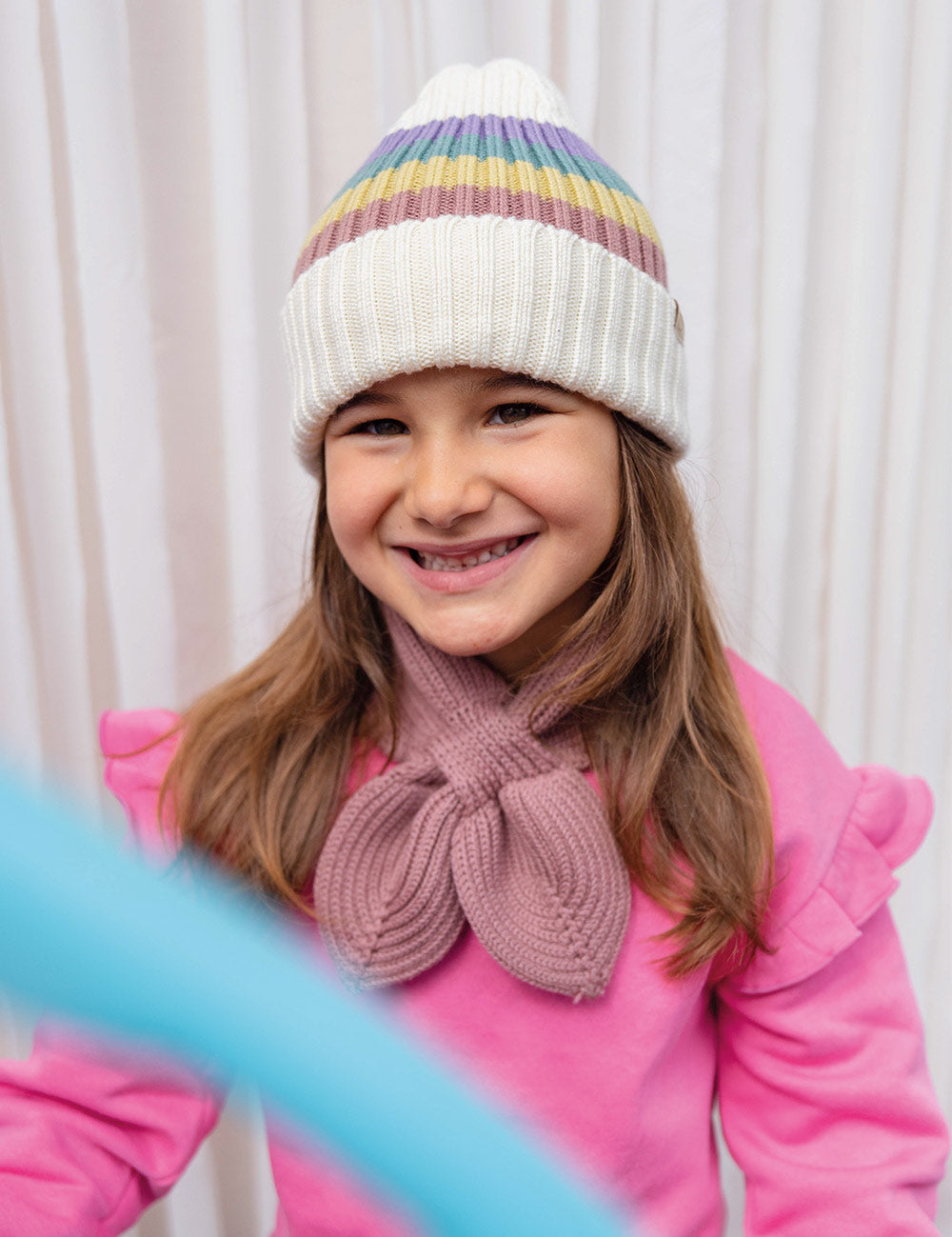 Kinder Beanie Regenbogen
