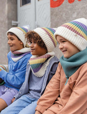Kinder Beanie Regenbogen