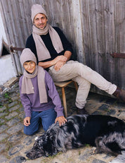 Beanie beige til voksne