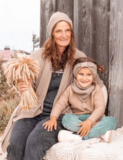 Beanie beige til voksne