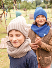Kinder Beanie beige