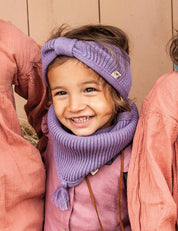Sciarpa tubolare per bambini LOOPI viola