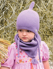 Sciarpa tubolare per bambini LOOPI viola